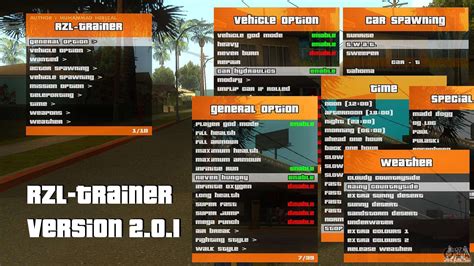gta san andreas trainer|gta san andreas mod menu.